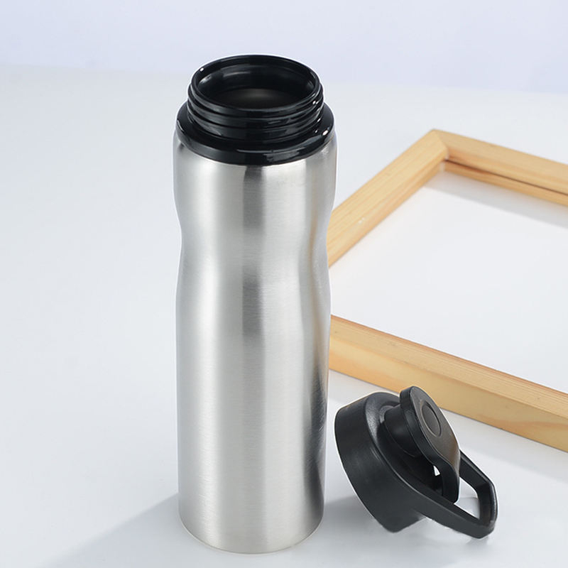 Vacuum Flask Bottle Thermos Cup Stainless Steel Double Wall Travel Logo Custom Wholesale Easy-Lifting Convenient Drinking Bottle