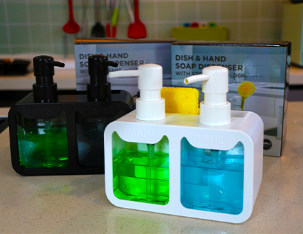 4in1 multifunctional soap dispenser