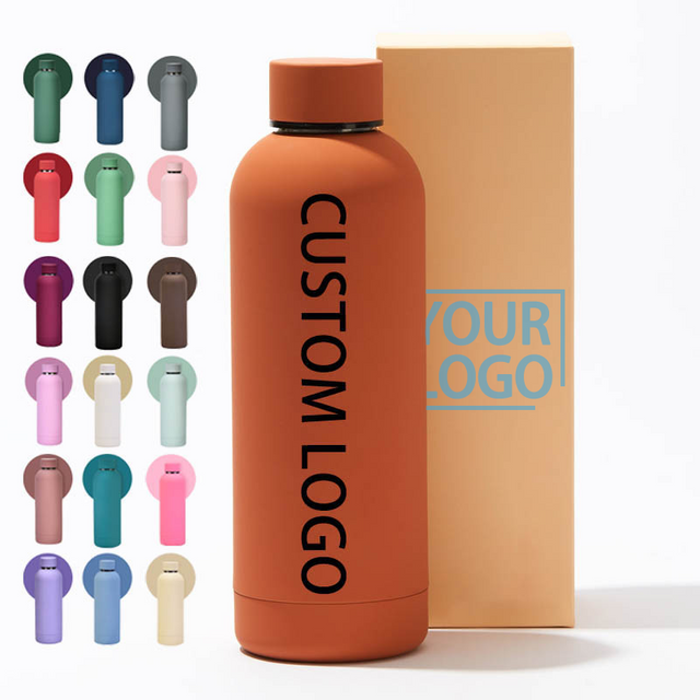 Insulated Water Bottle with Narrow Mouth Stainless Steel Customized Water Bottle Sublimation Stainless Steel Vacuum Flask Thermo