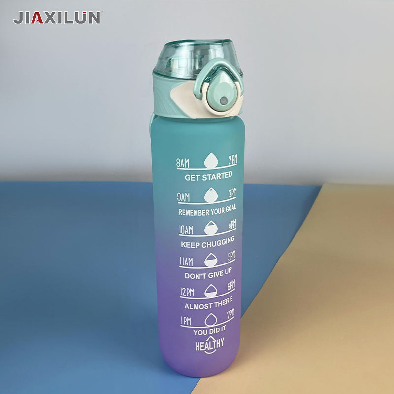 1000ml Plastic Water Bottles for Students Leakproof Design Water Bottle Reusable Plastic Water Bottle