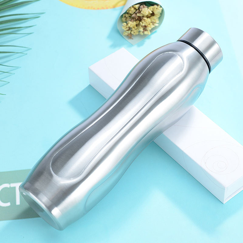 Single-Layer Stainless Steel Cup Outdoor Large Capacity Sports Water Bottle Special-Shaped Cold Water Bottle Wholesale LOGO
