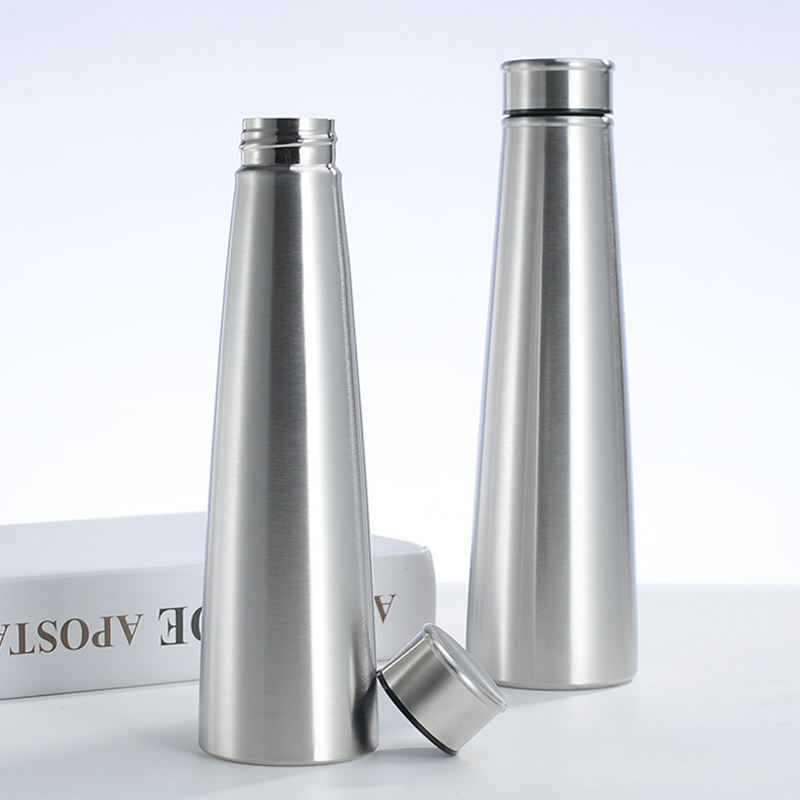 New Design Conical Cola Flask, BPA Free Stainless Steel Eco Friendly Portable Wholesale Water bottle, Leakproof Drinking Bottle