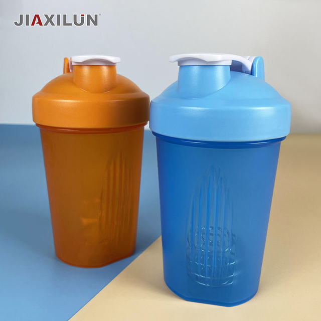 Custom Logo 400ml Gym Fitness Sports Plastic Spice Empty Glitter Protein Shaker Bottle Wholesale Water Bottle for Gym Use