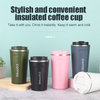 380ml/510ml Stainless Steel Coffee Cup with Lid,Vacuum-Sealed Portable Thermos Cup for On-the-Go,Reusable Coffee Tumbler