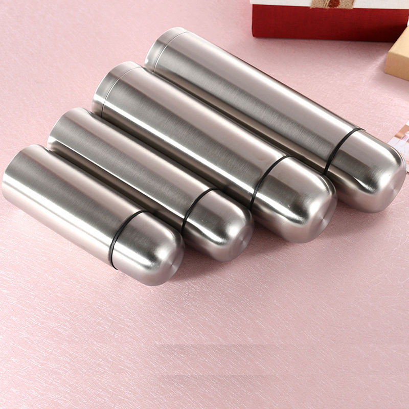 Stainless Steel Double Wall Thermos Cup Vacuum Bullet Thermos Cup Large Capacity Sports Water Bottle Custom Logo Water Bottle