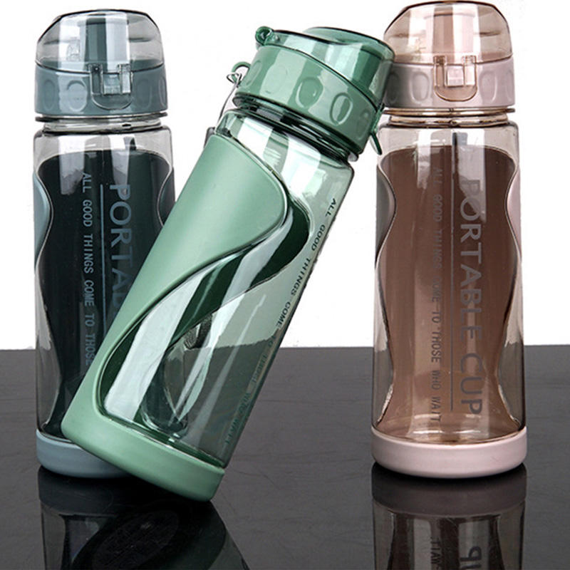 570ml Fashion Sports Water Bottle Accept Boiling Water Outdoor Portable Plastic Cup Creative Adult & Student & Business Gift