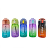 500ml Clear Plastic Water Bottle - Sport BPA Free Drinking Bottle with Bouncing Lid and Hidden Lifting Ring for Gift