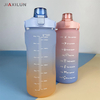 Half Gallon/64oz Water Bottle with Time Marker and Straw Motivational Water Bottle plastic water bottles wholesale