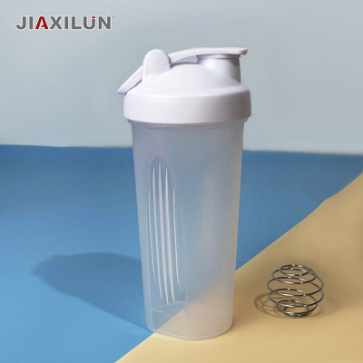 600ml Custom Plastic Protein Shaker and Gym Fitness Water Bottle with Shake Ball Wholesale for Athletes and Fitness Enthusiasts