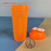Custom 600ml Gym Fitness Plastic Protein Shaker Bottle Wholesale Water Bottle with Shake Ball