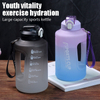 2023 Hot Selling 1.5L Plastic Water Bottle With Straw Sport Tumbler Water Bottle Plastic Fitness for Gym Large Capacity Bottle