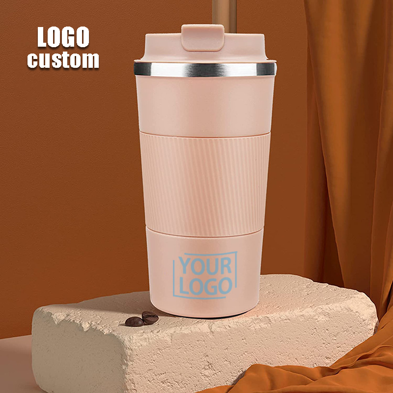 Double-Layer 304 Stainless Steel Direct Drinking Coffee Cup Office Outdoor Leisure Car Cup Laser Printing Insulated Vacuum Mug