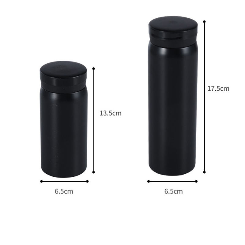200ml/300ml Mini stainless steel hot cold water bottle Vacuum Cup ultra thin pocket cup travel