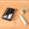 Electric Automatic 2-in-1 Coffee Milk Bubbler Whisk with USB Charging Three-gear Adjustment Coffee Bubbler