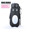 Hot Selling Penguin Silicone Water Bottle 550ml Lovely Foldable Cup For Kids Leak Resistant Portable Sports Water Bottle