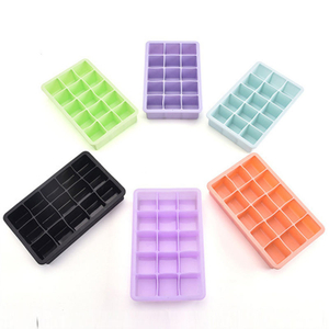 Silicone Square Ice Cube Tray Is Easy To Release 15 Ice Cubes Tray Is Easy To Clean Silicone Ice Cube Mold