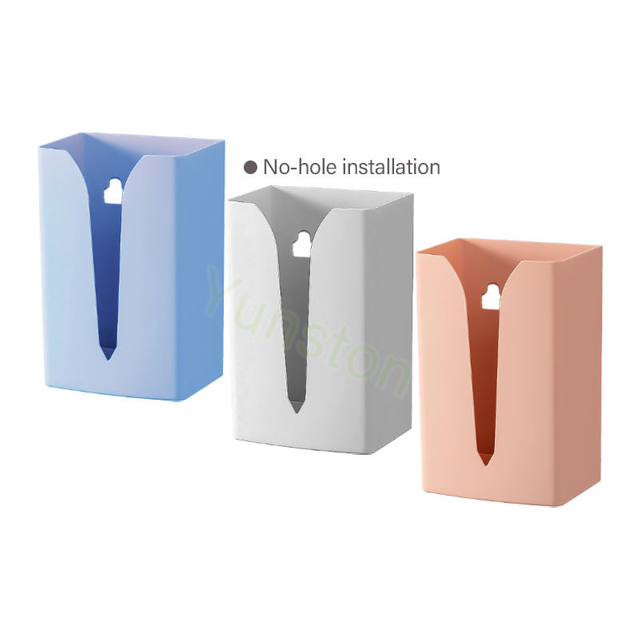 Wholesale hot sale minimalist multi colours ABS environmental protection plastic wall mounted paper towel holder