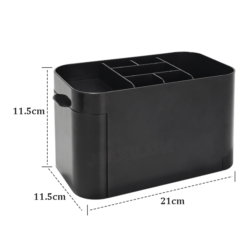 Wholesale New ABS Bathroom Storage Caddy Compartments Toothpaste Toothbrush Makeup Remover Cotton Storage Box Cotton Swabs