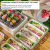 New_Products_Portable_4_Compartments_Kitchen_Draining_Basket_Food_Storage_Box_Refrigerator_Special_P