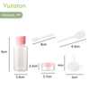 Hot Sale Travelling Plastic Lotion Bottle Perfume Bottle Spray Bottle Toiletry Make-up Bag 11 Pcs Set