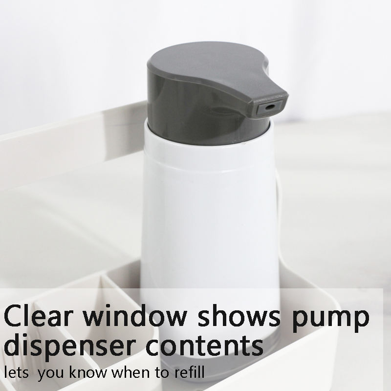 Custom Convenient 300ml Manual Plastic Liquid Soap Dispenser Bottle Soap Dispensers