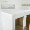 2024 Hot Selling Multifunctional Portable Foldable Conveniently Assembled White Plastic Wardrobe For Bedroom