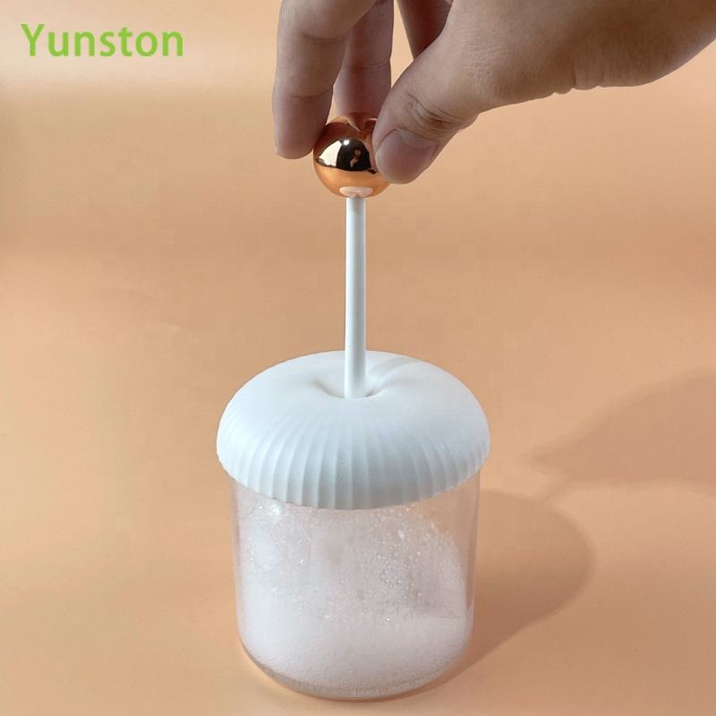 2024 Custom Logo Facial Cleanser Bubble Maker Cup Hand Press Maker Bubble Foam Device Total Hydration Foamy Cleanser Tools