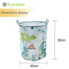 Durable Household Fabric Dirty Cloth Basket Thick Cloth Dirty Cloth Bag Storage Bucket Folding Toy Storage Laundry Basket