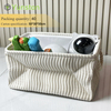 High Quality Household Clothing Storage Basket Dutch Velvet Composite Collapsible Storage Bag Large Capacity Toy Storage Bag