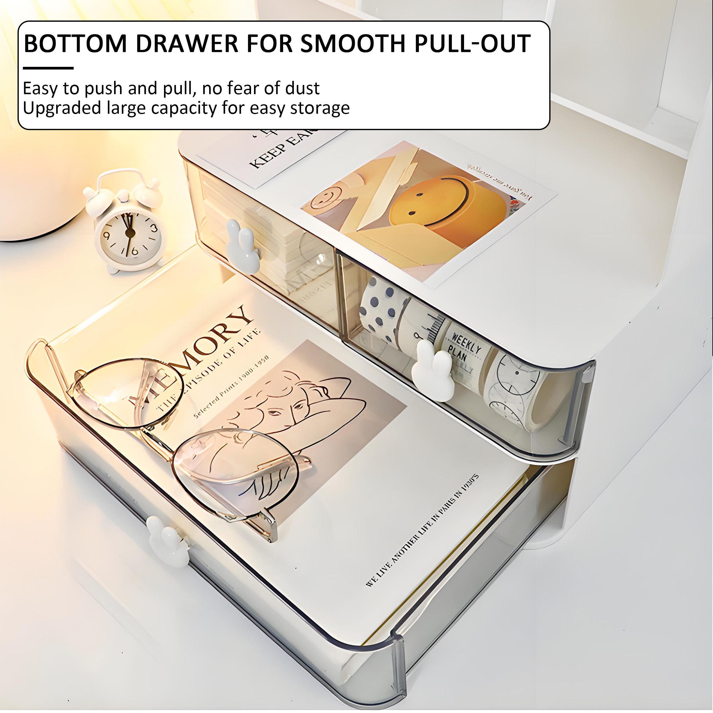 Hot Products Large-capacity Multifunctional Drawer Organizer Desk Cosmetic Organizer Slant Insert Pen Holder