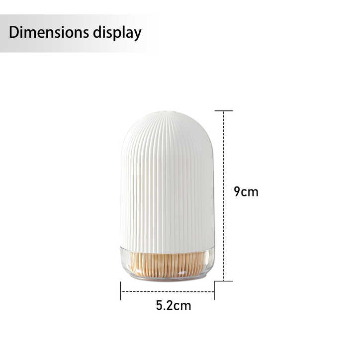 Hot Products Portable Light Luxury Plastic Toothpick Cotton Swab Storage Box Toothpick Dispenser Home Daily Use