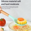 Thickened Wooden Handle Silicone Pot Spoon Soup Spoon Cooking Utensils Non-stick Pan Heat-resistant Cooking Spoon