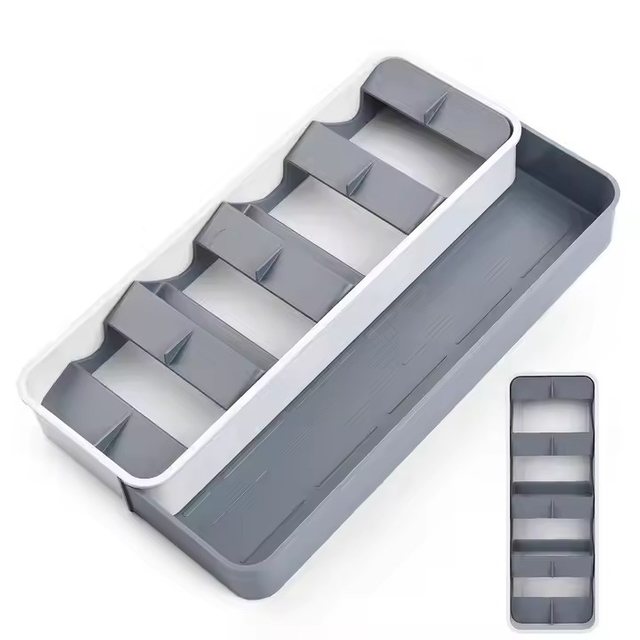 Kitchen Expandable Utensil Drawer Organizer Tray And Kitchen Drawer Cutlery Organizer