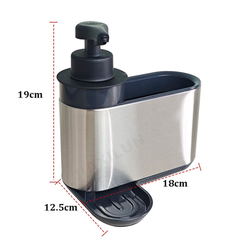 2024 Hot Sale Automatic Soap Dispenser Liquid Stainless Steel Foam Soap Dispenser Kitchen Bathroom Soap Dispenser