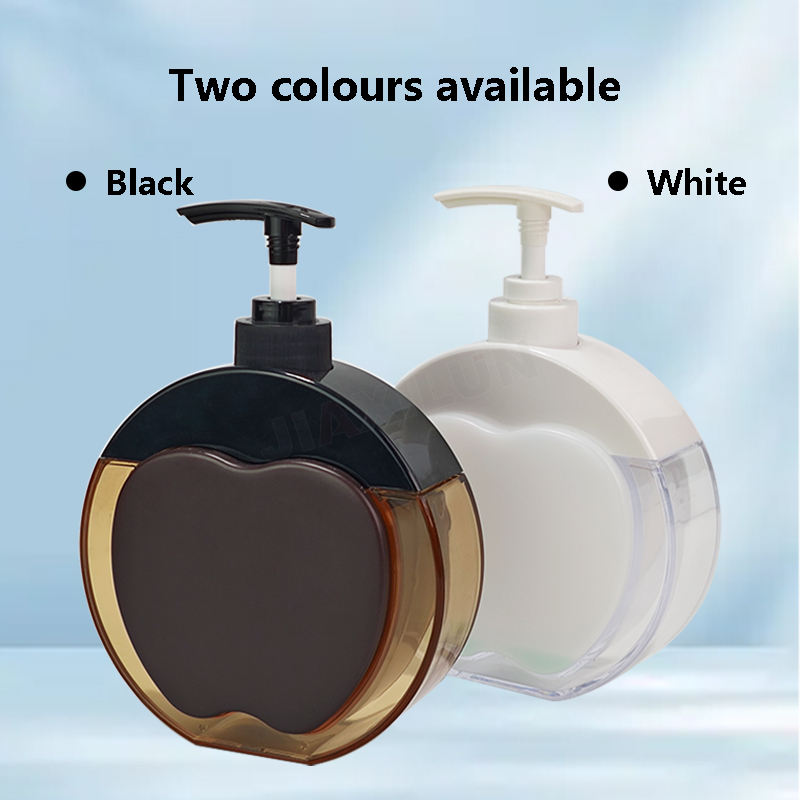 Hot Selling 300ml White Black Amber Hand Wash Shower Gel Plastic Dispenser Pump Bottle Hotel Liquid Soap Dispenser Bottle