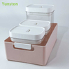 Home Desktop Plastic Storage Box Student Apartment Cosmetics File Organizer Office Desk Drawer Storage Rack