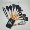 Direct Wholesale Kitchen Tools Silicone Kitchen Accessories Cooking Tool Set Customized LOGO Minimum Order 3000