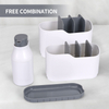 Kitchen And Bathroom Foam Soap Dispenser, Toothbrush, Toothpaste, Sponge Holder for Sink Finishing