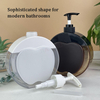 Hot Selling 300ml White Black Amber Hand Wash Shower Gel Plastic Dispenser Pump Bottle Hotel Liquid Soap Dispenser Bottle