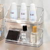 Promotional Products Wall Mounted Vertical Transparent Storage Plastic Box Mirror Cabinet Organiser Bathroom Cabinet