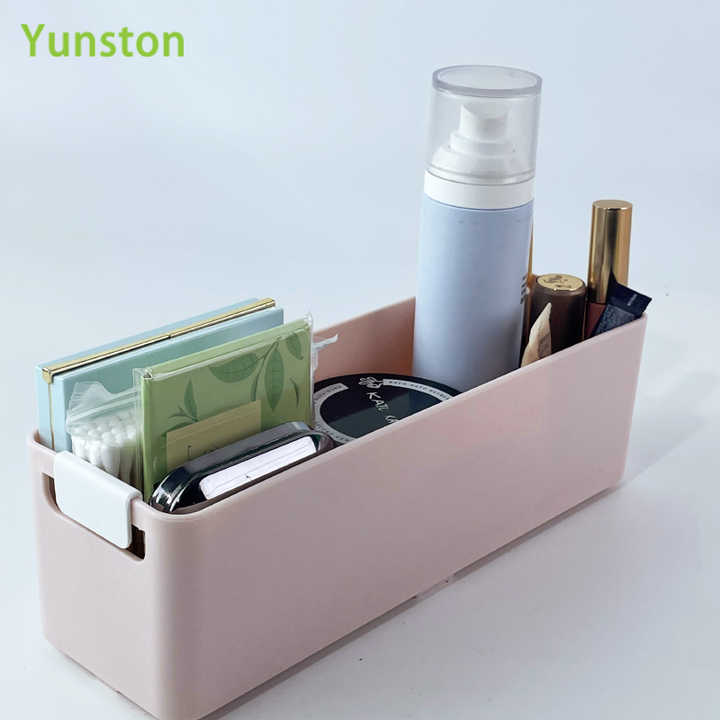 Home Desktop Plastic Storage Box Student Apartment Cosmetics File Organizer Office Desk Drawer Storage Rack