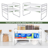 Adjustable And Expandable Box Organizer Aluminum Foil Storage Rack Kitchen Pantry Storage Rack