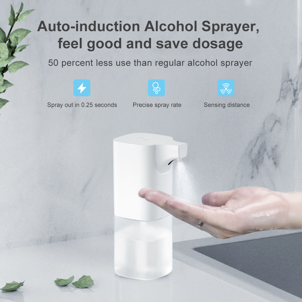 The Latest 350ml Fully Automatic Hand Washing Touch Sensing Alcohol Sterilizer Desktop Automatic Dispenser