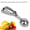 Hot Sales Ball Metal Stainless Steel Ice Cream Scoop Scoop Fruit Scoop