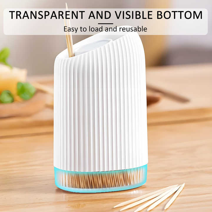 Hot Products Portable Plastic Toothpick Organiser Household Toothpick Holder Automatic Toothpick Dispenser Case