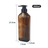 Hot Selling Lotion Bottle 400ml Plastic Amber Lotion Bottle Hotel Bathroom Hand Sanitizer Liquid Soap Dispenser