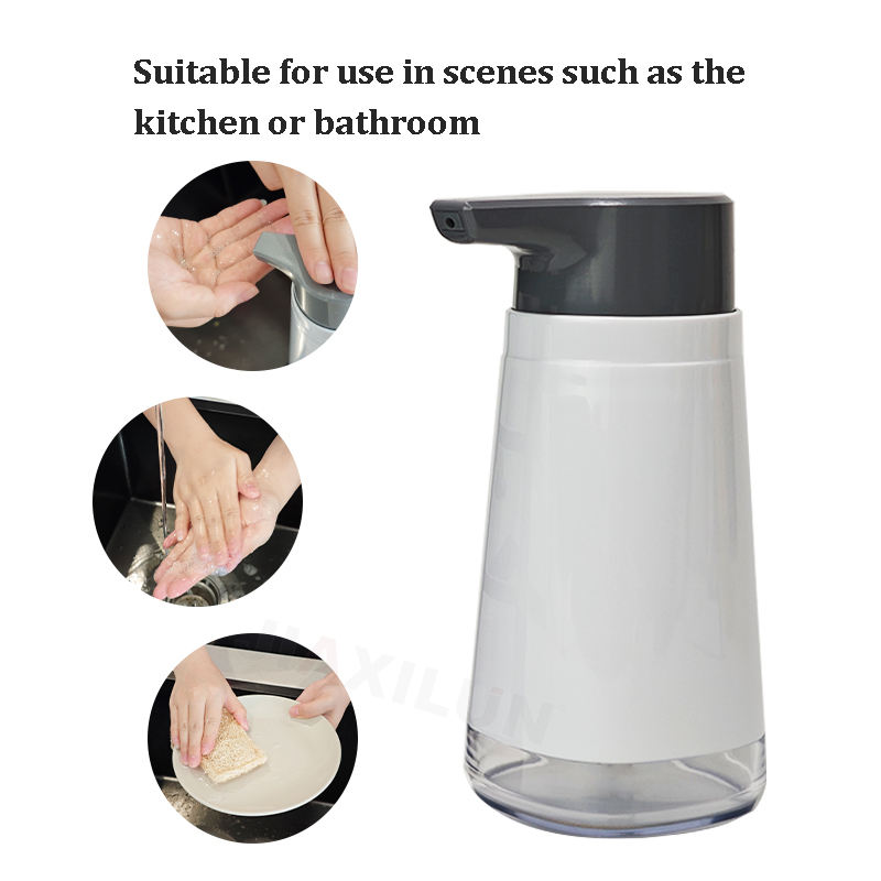 Hot Sale Liquid Bottle 300ml Press Type Plastic Liquid Soap Pump Dispenser for Bathroom And Kitchen for Shower Shampoo Use