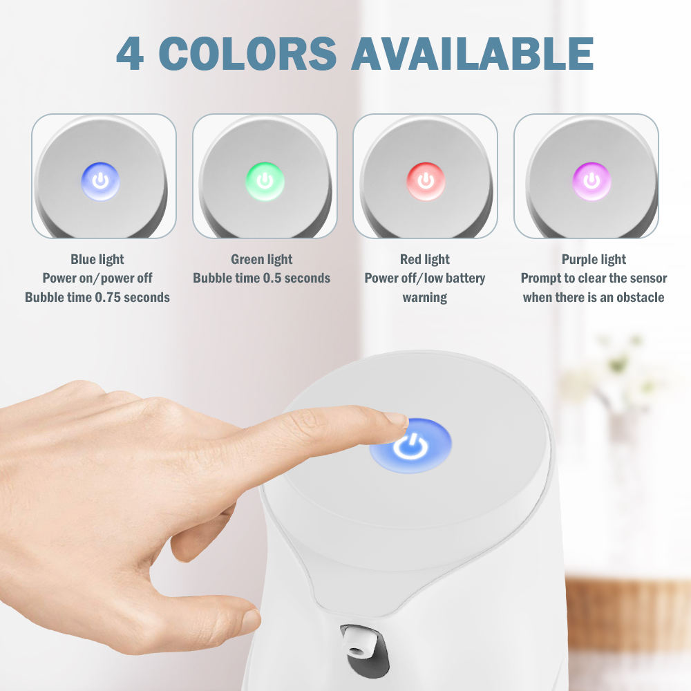 2023 Fully Automatic Non-contact Touch Alcohol Sprayer 450ml Alcohol Soap Dispenser, Suitable for Hotels, Schools, Hospitals.