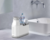 Kitchen And Bathroom Foam Soap Dispenser, Toothbrush, Toothpaste, Sponge Holder for Sink Finishing