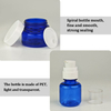 Wholesale PET Blue Container Portable Travel Bottles Perfume Travel Refillable Mini Spray Bottles Travel Size Shampoo Bottles